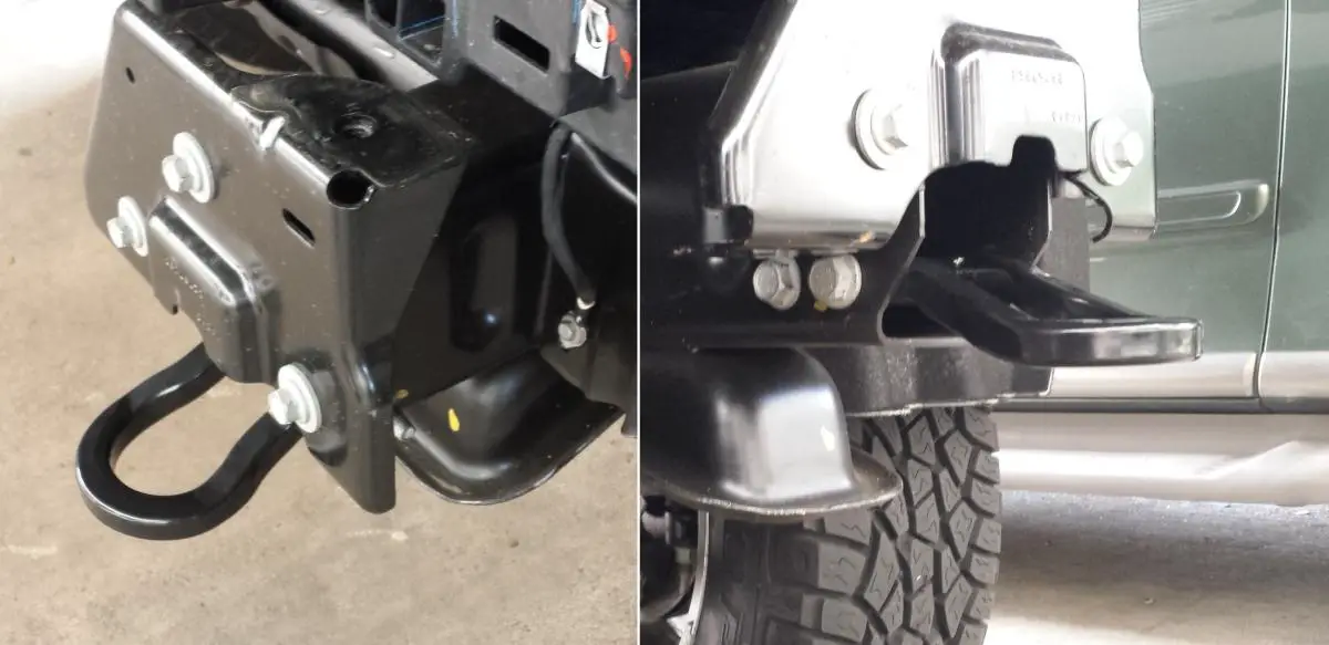 Gmc truck recovery hooks
