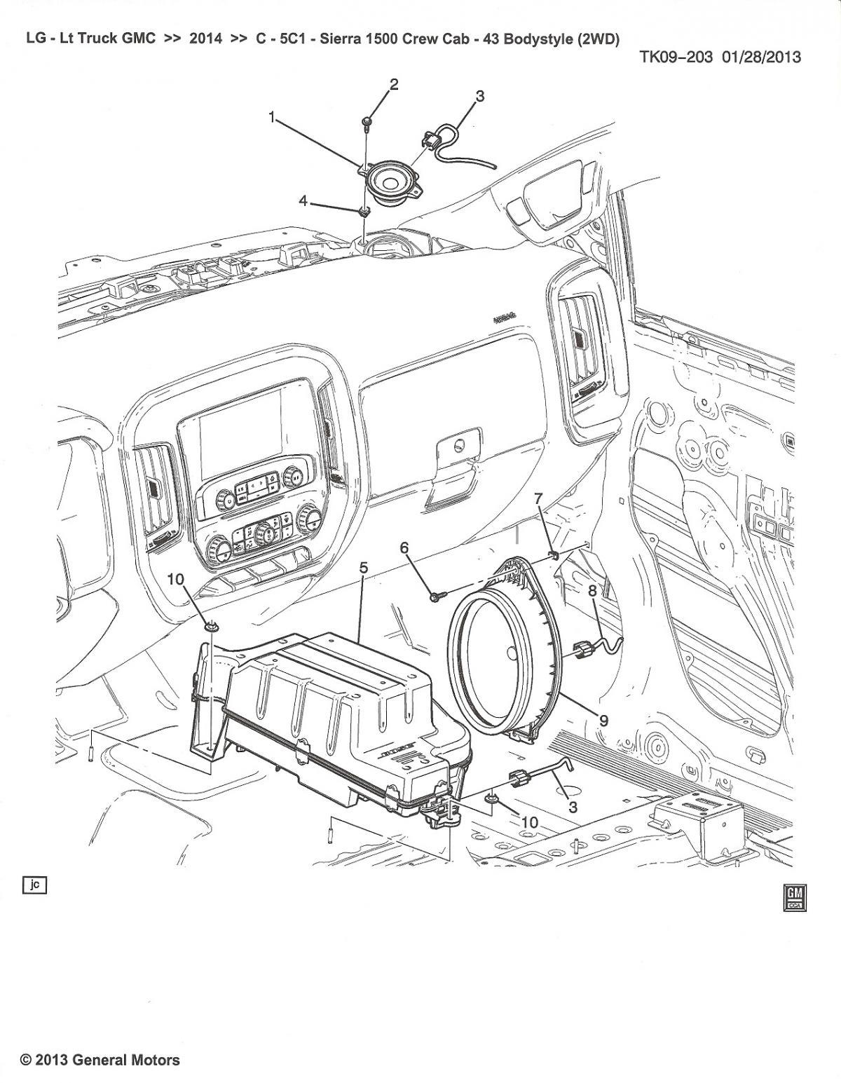Gmc sierra bose amplifier #3