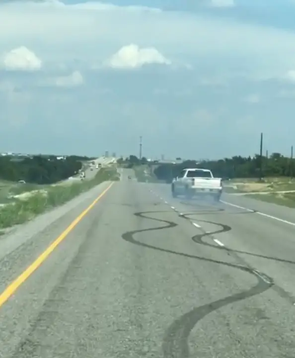 Watch As Silverado RST Roasts Tires & Causes Mayhem On Iowa Highway