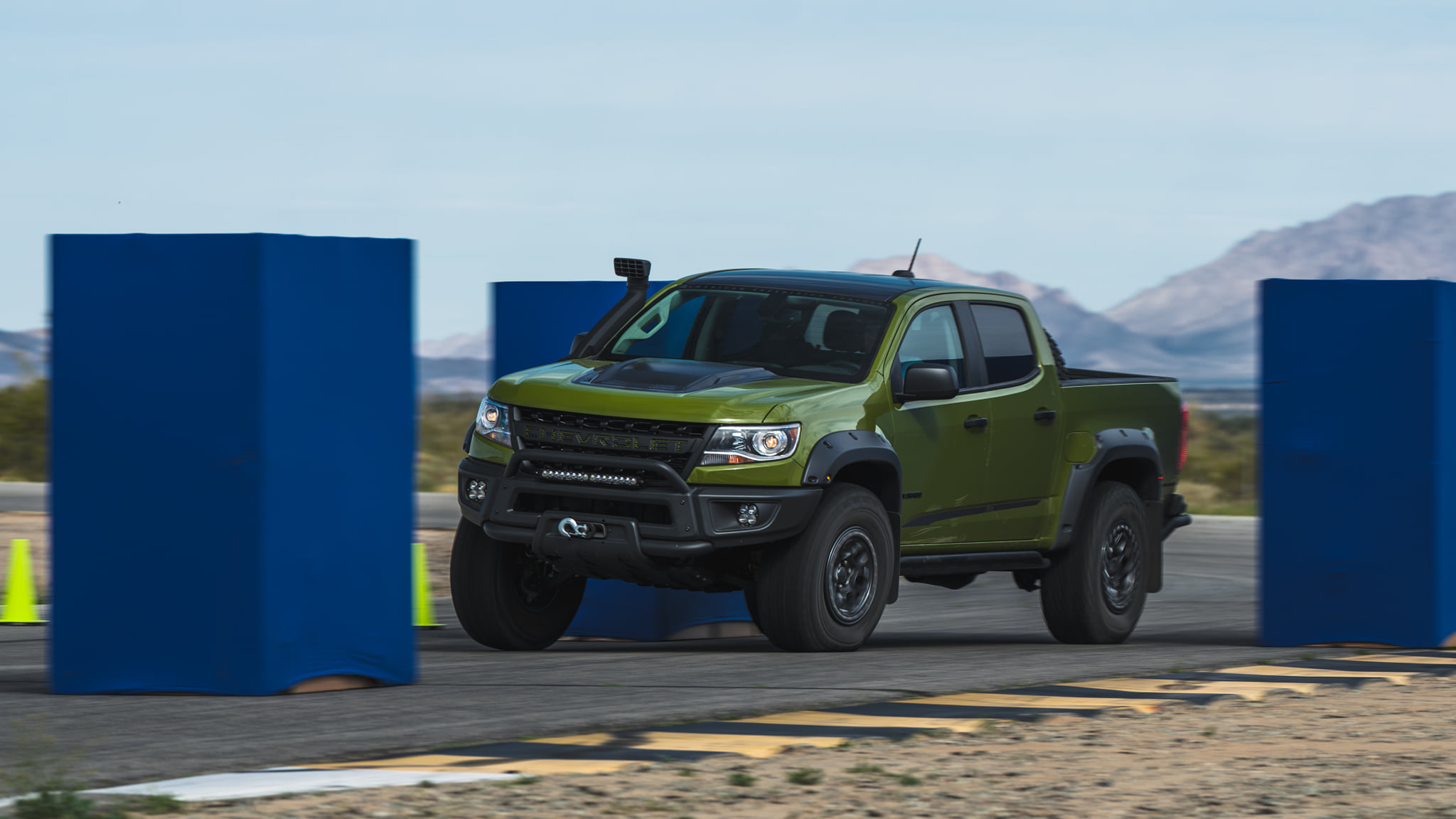 Watch Chevy's AEV Colorado ZR2 Bison Tear Up The Track On NBC Sports