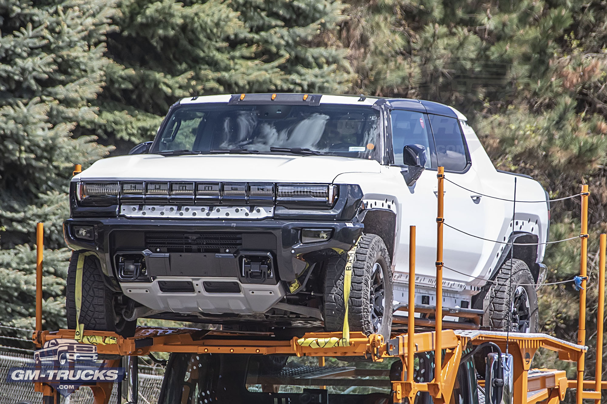 2022 GMC HUMMER EV Pickup With Production Ready Headlights Spotted