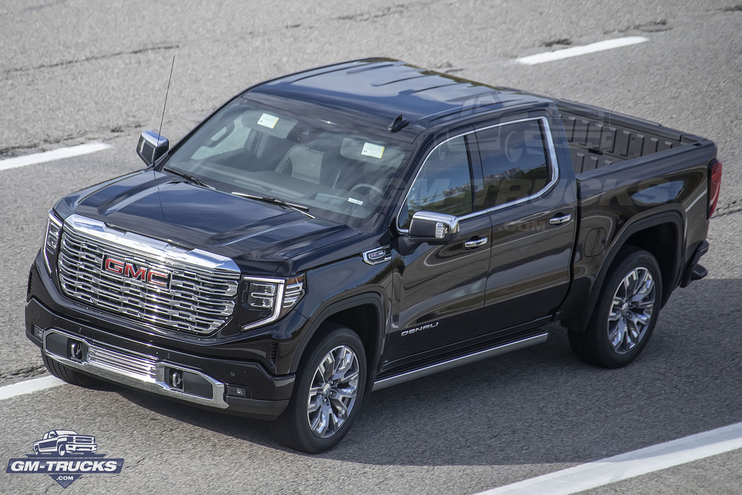 Redesigned 2022 GMC Sierra Photographed On Public Streets 15 2022 GMC Sierra Denali