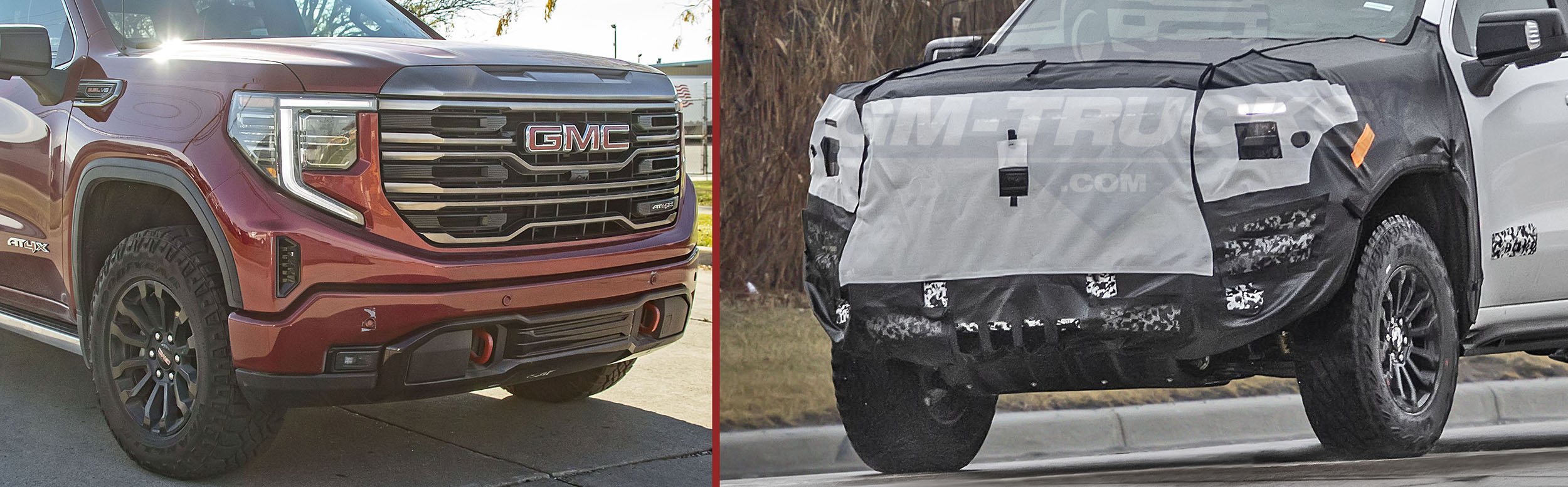 Is Chevy Working On Something Crazier Than The Silverado ZR2? 4 GMC Sierra AT4X-based Prototype Gets ZR2-style Makeover