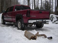 exhaust day, out with the old, in with the new