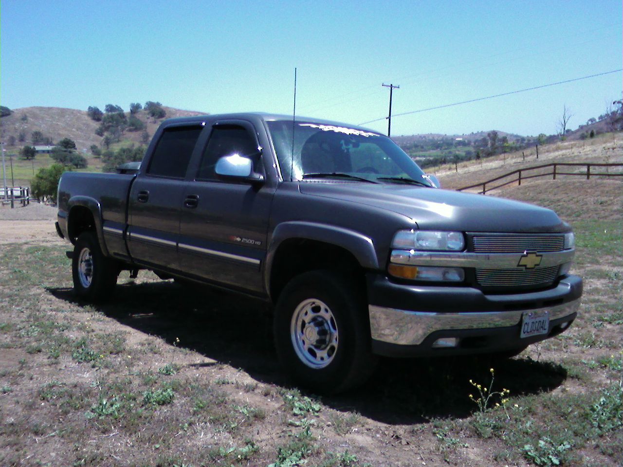 A Clydesdale Cowgirl's Truck