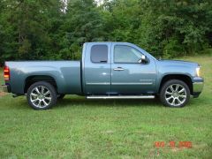 2008 GMC Sierra 2wd Ext Can 22" wheels