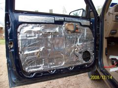 Inner Door Skin Sound Deadening