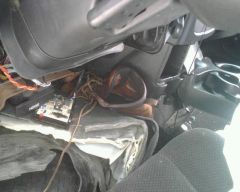 This was the boot that was on my right foot which was pinned