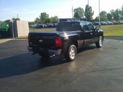 Clean truck at work