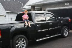 my daughter ready to visit papa
