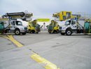 Are deicing trucks at DTW) Detroit Metro Airport