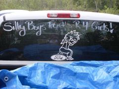 Silly boys trucks R 4 Girls!