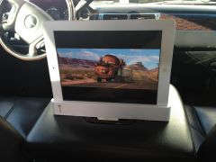 Macally iPad magnetic mount with iPad