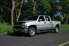 First new fullsize truck(with fullsize dog)