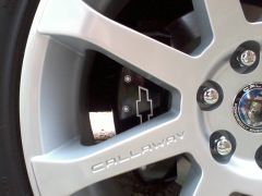 Callaway 22" 9 spoke rims with MGP caliper covers