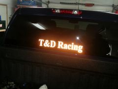 T&D Racing Decal