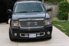 Front view new plates