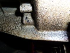 Transfer case pin-hole leak #1