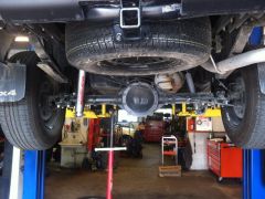 Got the lift shocks installed