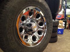 Just put the winter tires on that i scored for free, put them on the factory rims and waxed em up