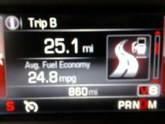 twenty four point eight Mpg