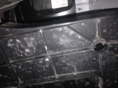 Passenger side hole drilled