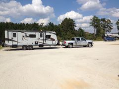 Truck with Travel Trailer