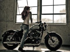 Harley sportster - yup there is actually a bike in this pic.