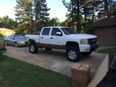 2011 Silverado 7.5 RC lift 35x12.50 mud grapplers