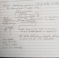 SLESLT headlight relay setup