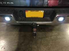 Back up lights on