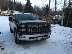 Grill/mirrors vinyl wrapped matte black