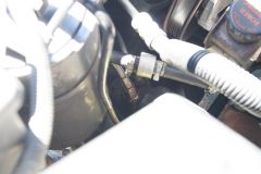 turbo oil line for power steering cooler