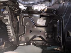 Replacement Aux Battery Tray Installed (22989633)