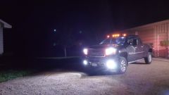 LED Headl and fog lights 2014 GMC Sierra 3500HD Denali 6.6L Duramax Diesel