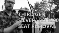 silverado seat removal cover