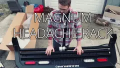 Unboxing The Headache Rack And Tube Extenders