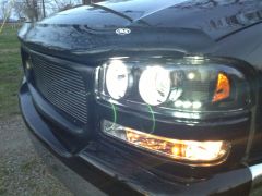 Up close view of the new headlights April 9th 2013