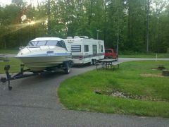 2010 Silverado with boat and camper