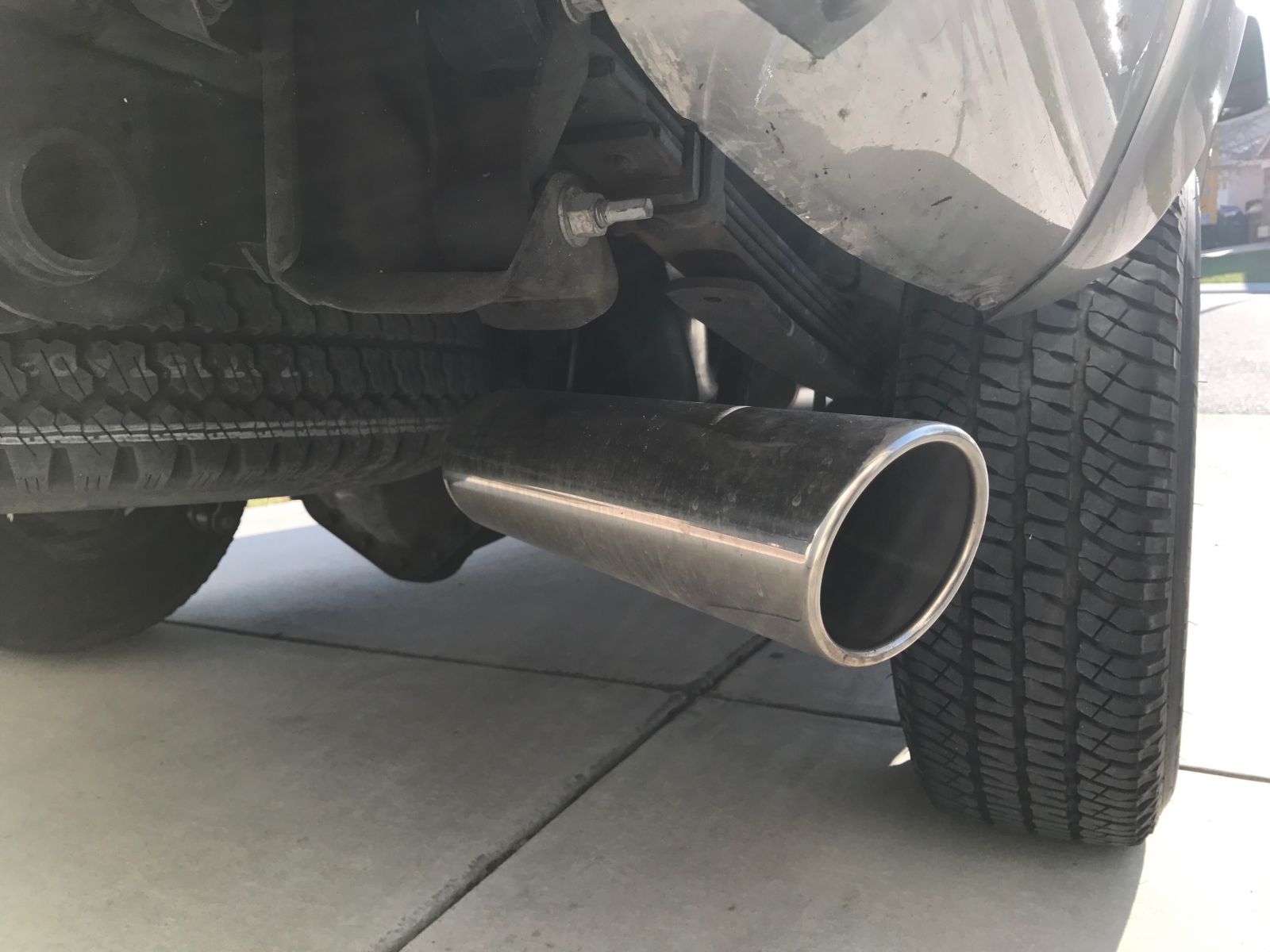 12" x 4" Stainless Steel Exhaust Tip Fullsize HD Trucks
