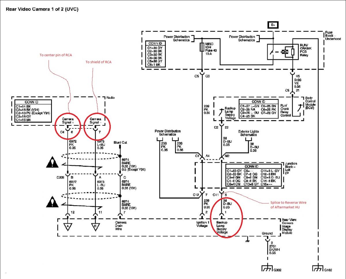 Factory Chevy Express Backup Camera Wiring Diagram from www.gm-trucks.com