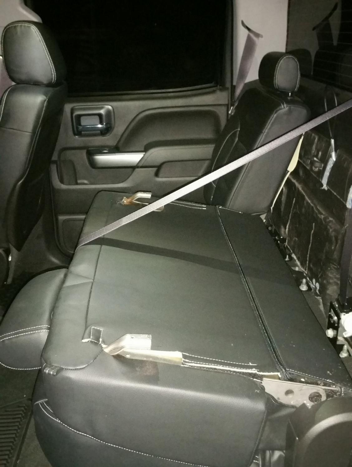 2017 Silverado Crew Cab Rear Seat Removal Elcho Table