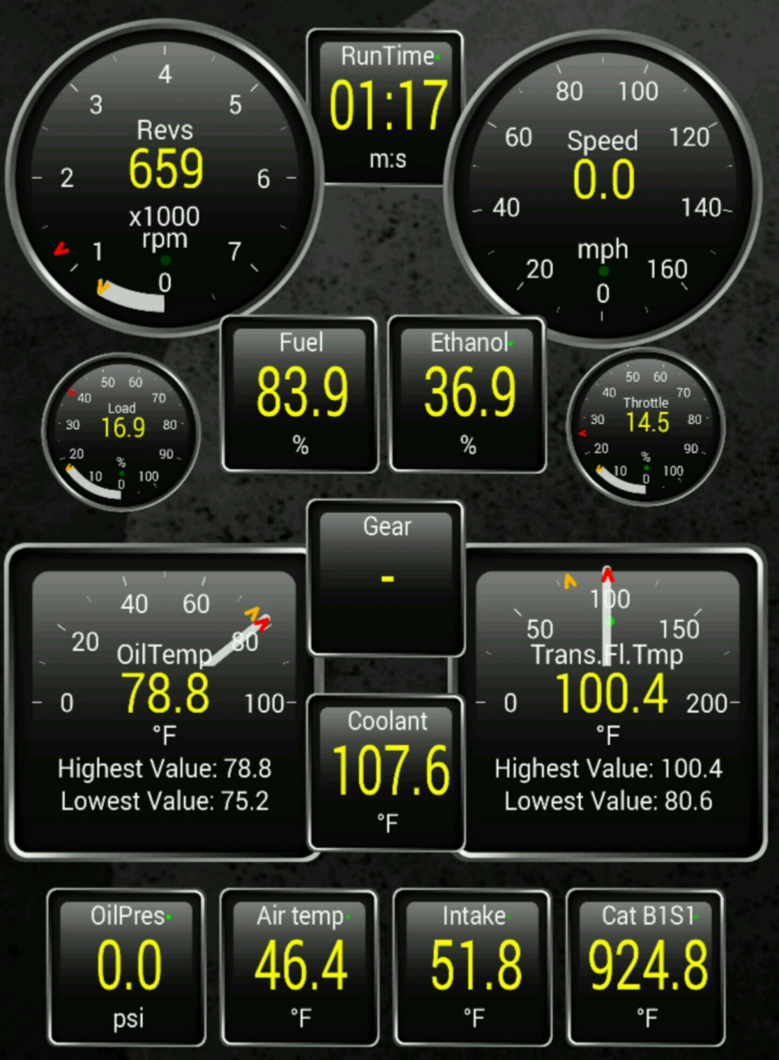 Torque App Oil Pressure Gear Other Good Info 14 19 Silverado Sierra Gm Trucks Com