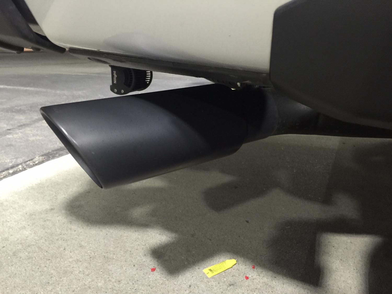 Plastidip on tailpipe update 20142018 Silverado & Sierra Mods GM