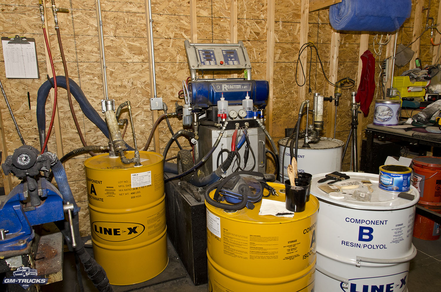 The LineX solution Project Sierra gets a sprayin bed liner The