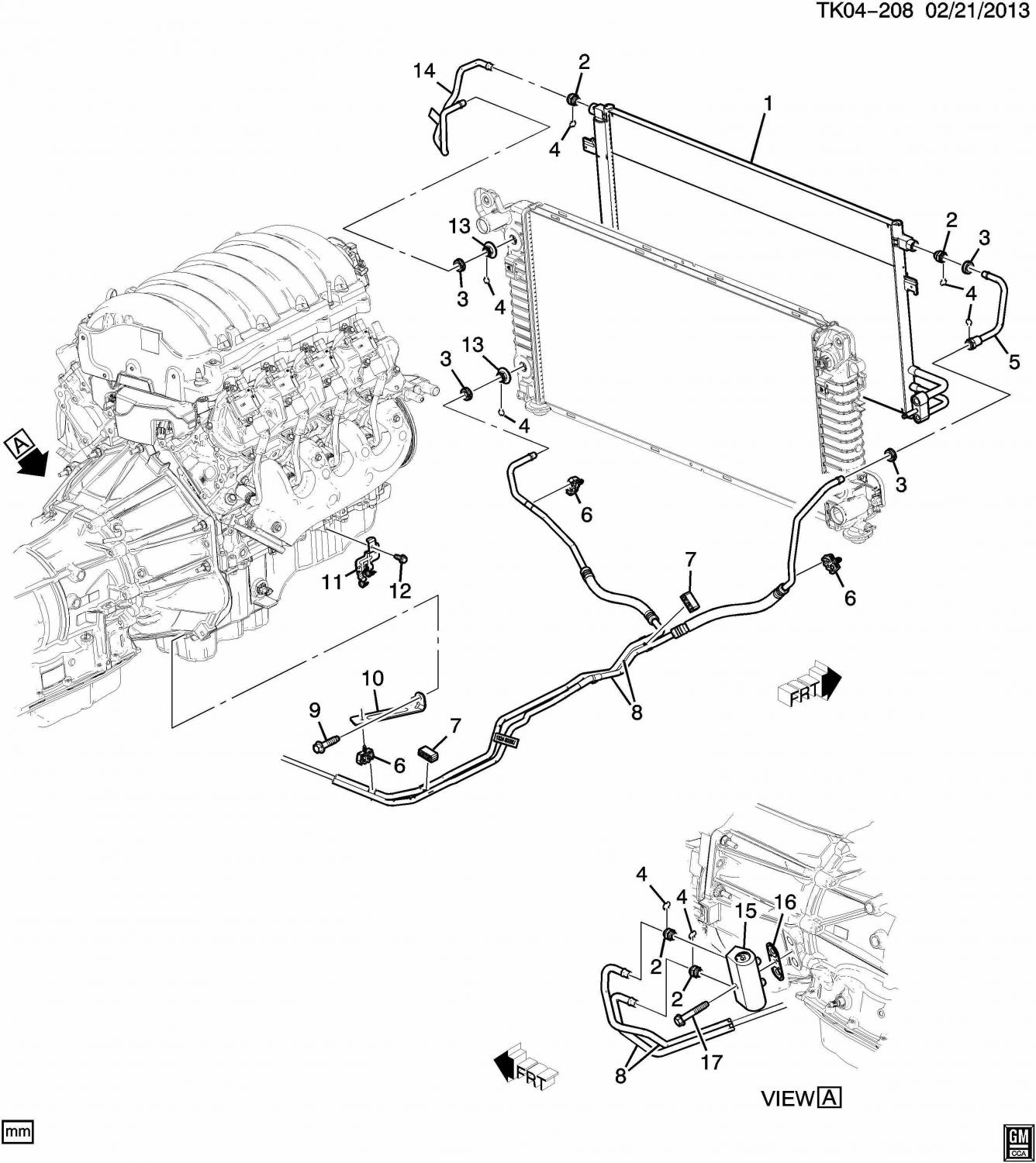 1997 tahoe transmission cooler lines