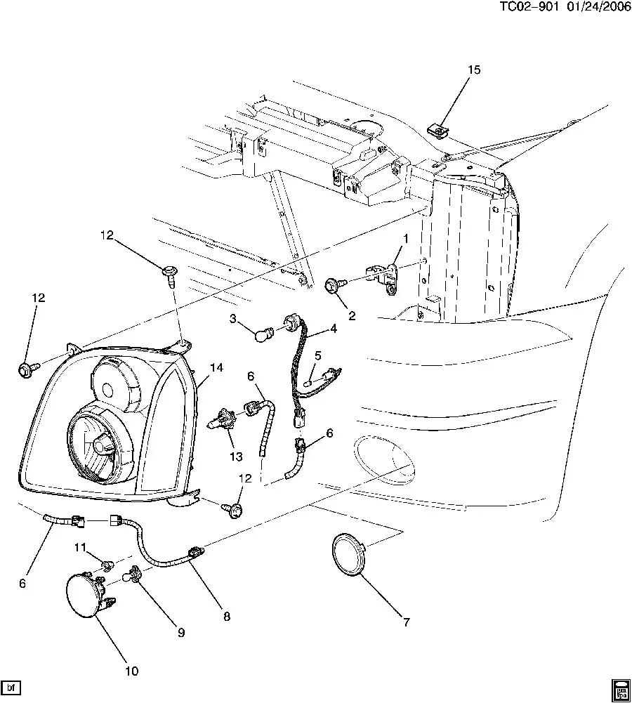 Gm900 Gmc Sierra Fog Light Upgrade Missing Wires. - 1999-2013 Silverado