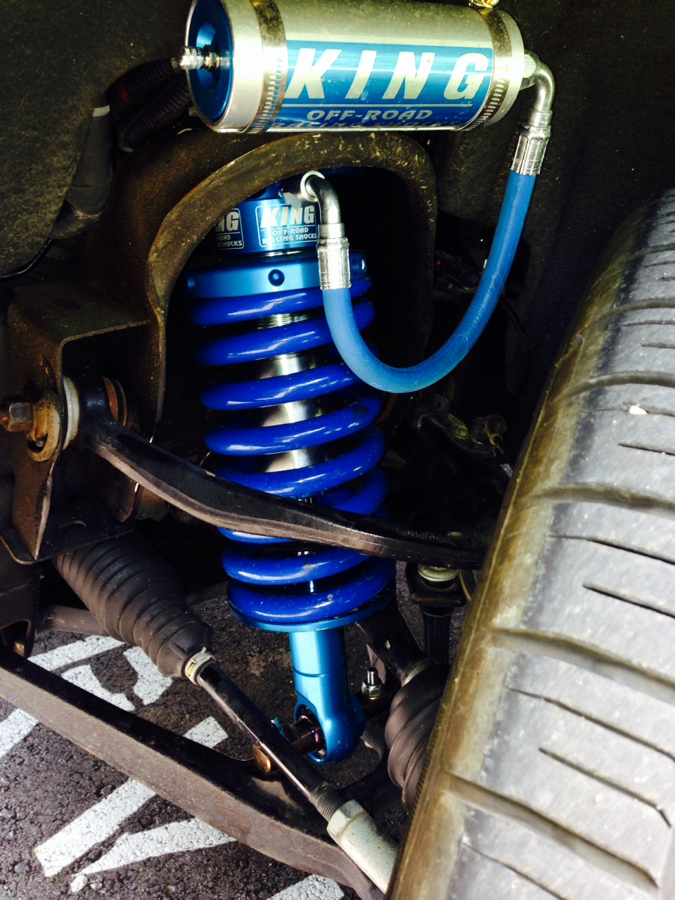 King Coilover Shocks Installed - 2014-2018 Silverado ...
