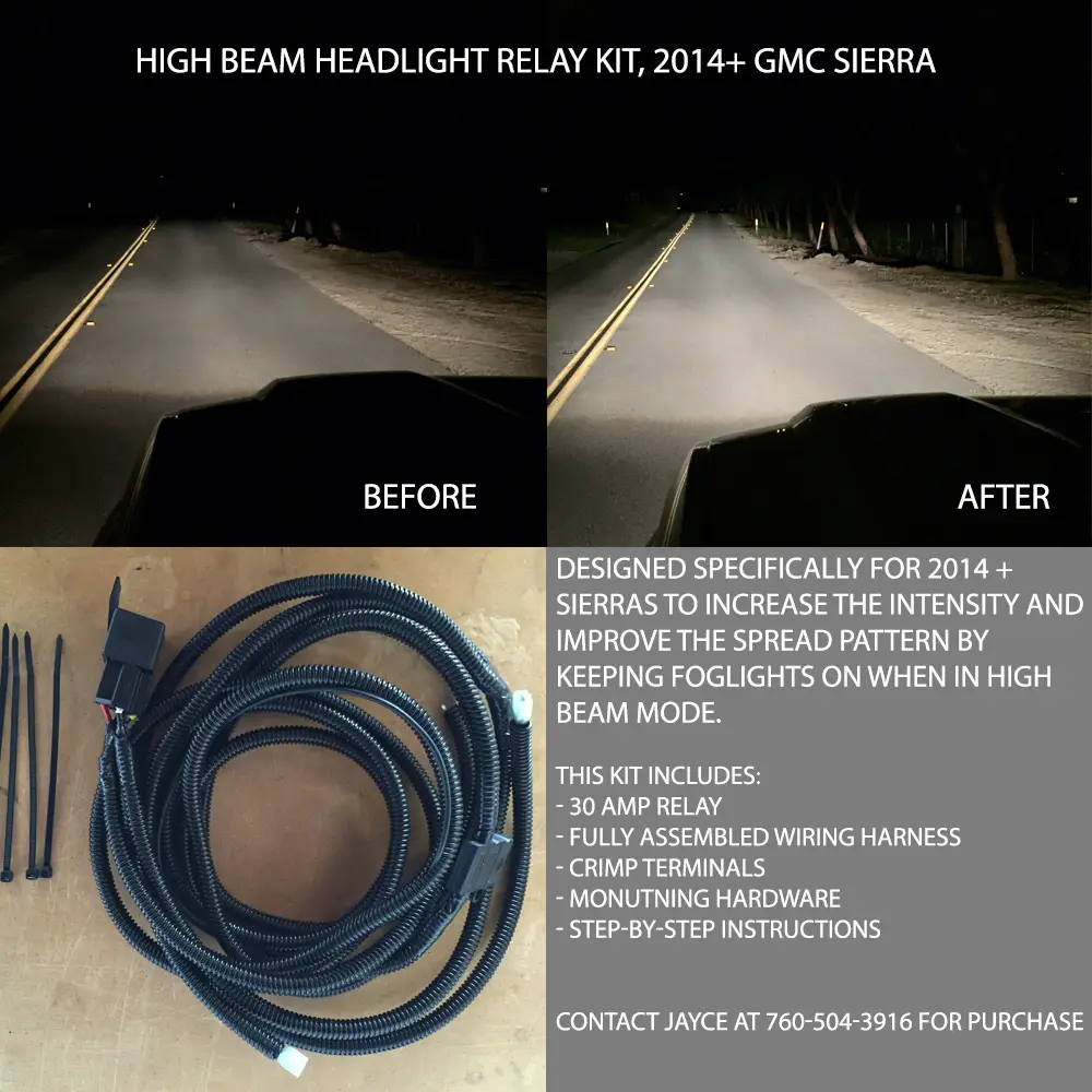 Plug & Play Fog Lights with High Beams 20142018 Silverado & Sierra