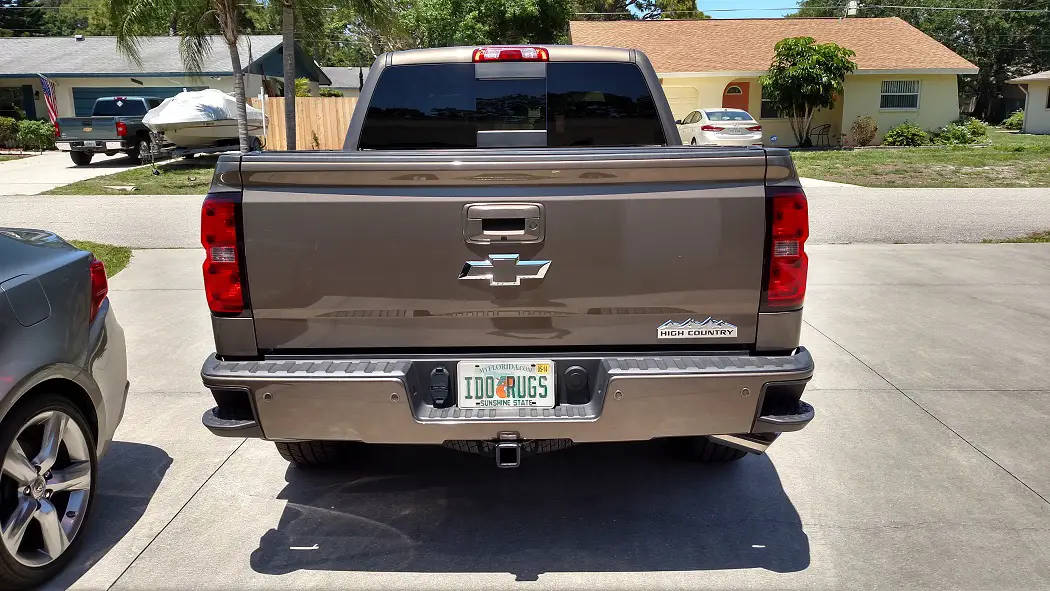 Debadged tailgate 20142018 Silverado & Sierra Mods